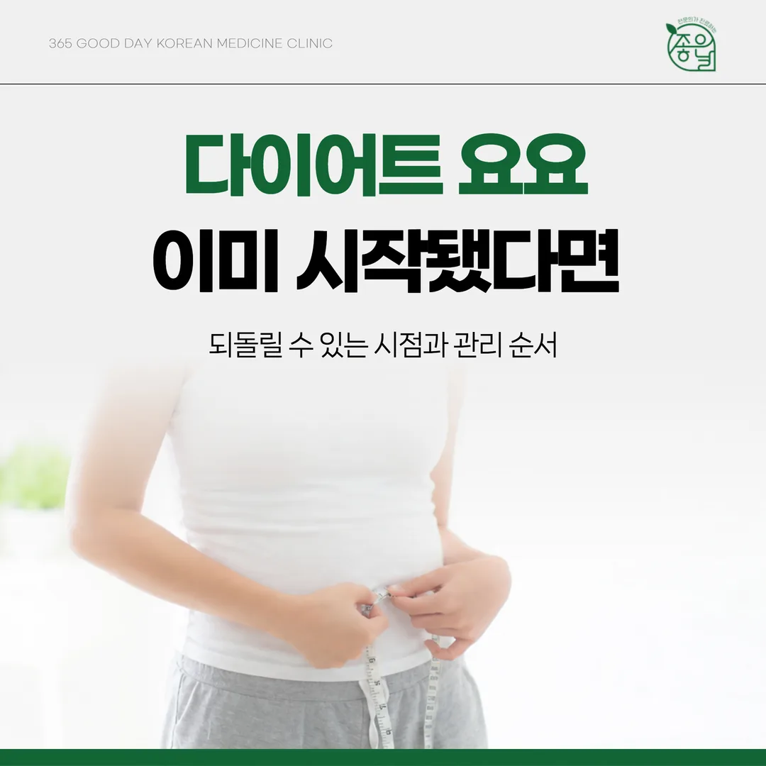 다이어트 요요, 이미 시작됐다면 — 되돌릴 수 있는 시점과 관리 순서