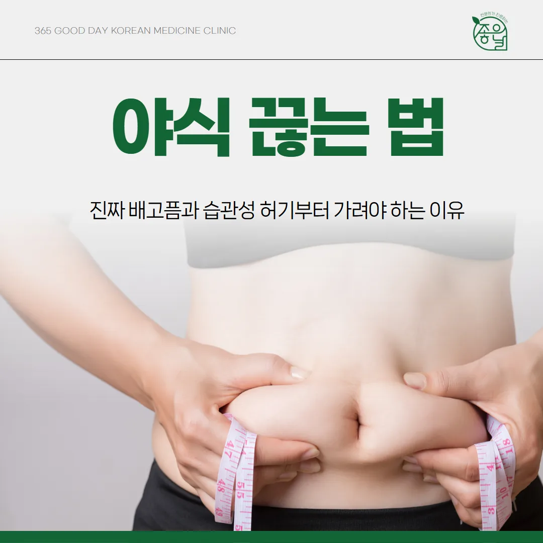 야식 끊는 법, 진짜 배고픔과 습관성 허기부터 가려야 하는 이유
