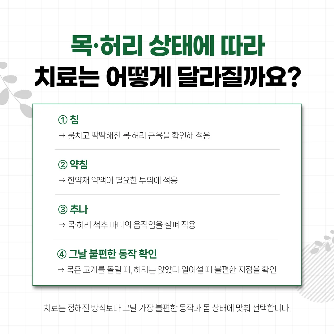 주말 오전과 월수금 저녁 진료 시간을 표시한 일주일 달력